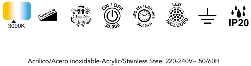 Lustra LED design modern VERSAILLES