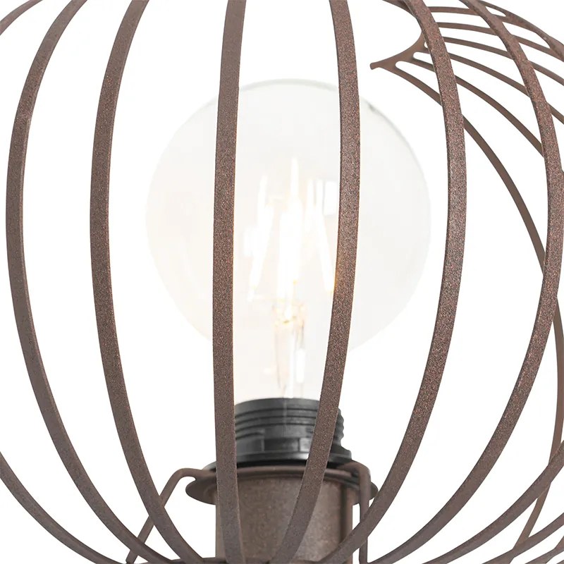 Lampa de perete de design maro ruginiu 30 cm - Johanna