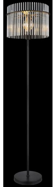 Lampadar Globo 15698S GORLEY 1xE27/60W/230V negru