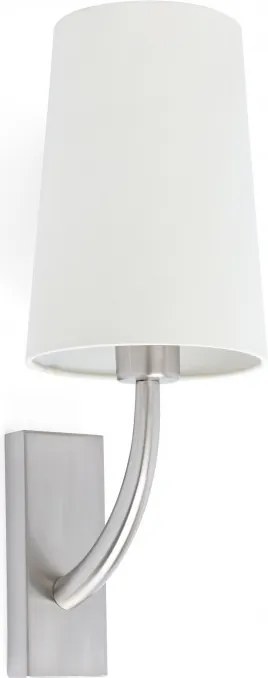 Aplica de perete eleganta design clasic REM nickel/alb