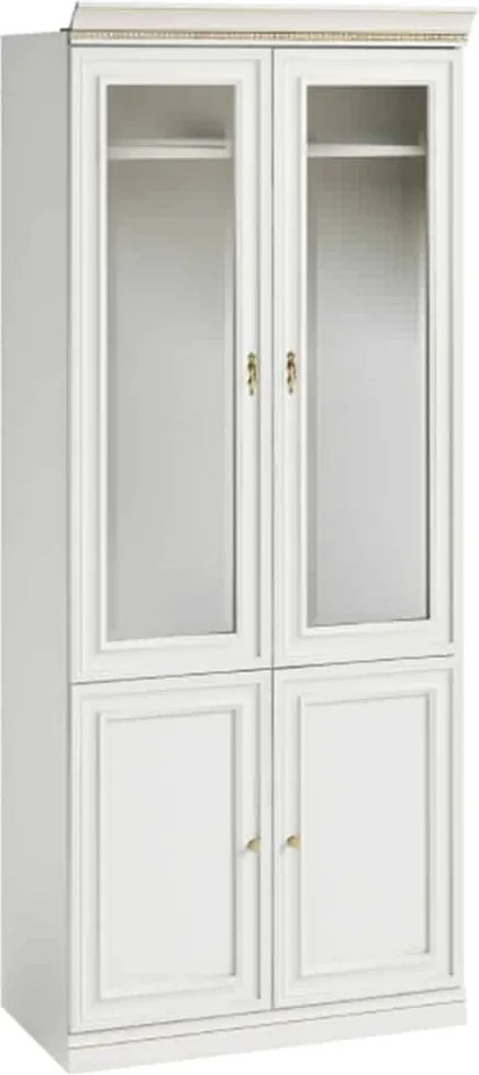 Dulap lemn masiv Vanna II 2 Uși, 100,4 × 62,5 × 245,8 cm