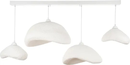 BRILAGI - Lustră suspendată pe cablu WABI SABI 4xE27/40W/230V albă