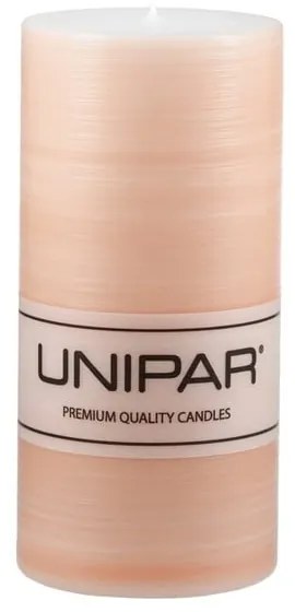 Lumânare Unipar Finelines, durată ardere 73 h, portocaliu deschis