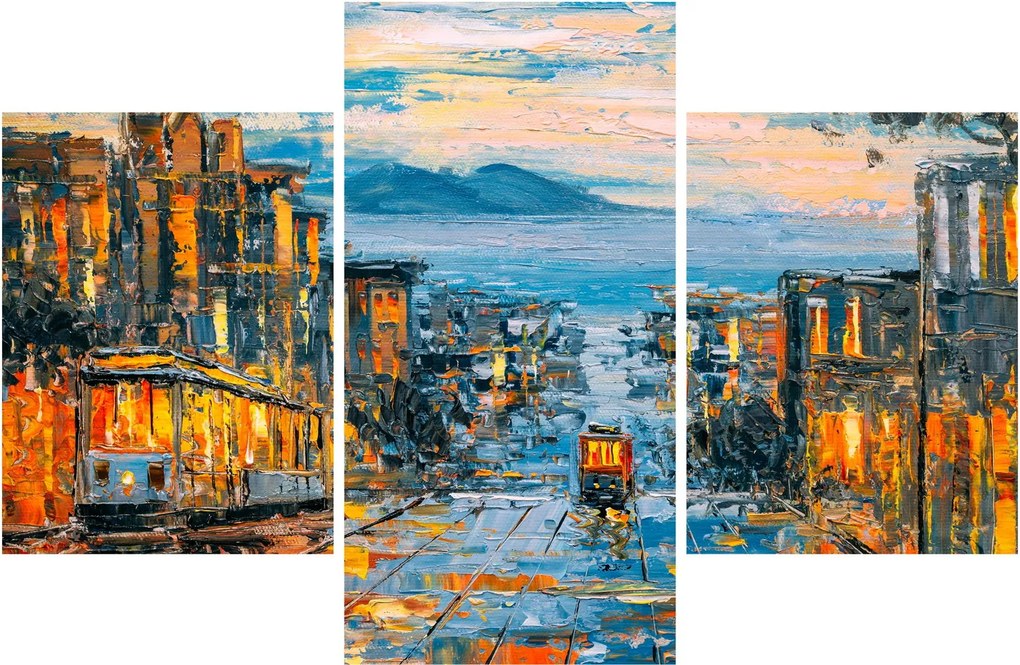 Tablou - Telecabină, San Francisco (90x60 cm)
