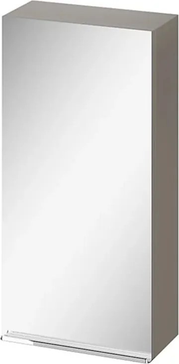 Dulap suspendat cu oglinda Cersanit Virgo gri stejar 40 cm