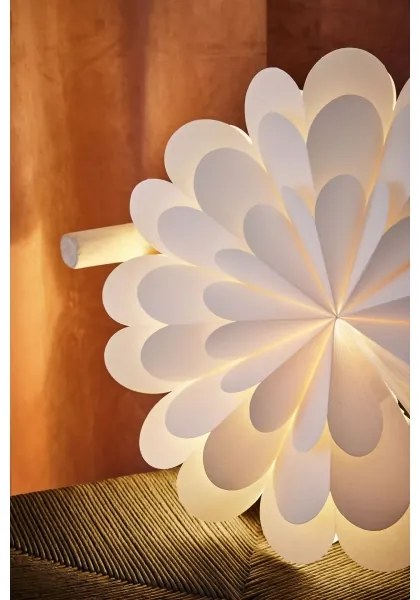 Decorațiune de Crăciun MARAVILLA 1xE14/25W/230V d. 45 cm albă Markslöjd 705944