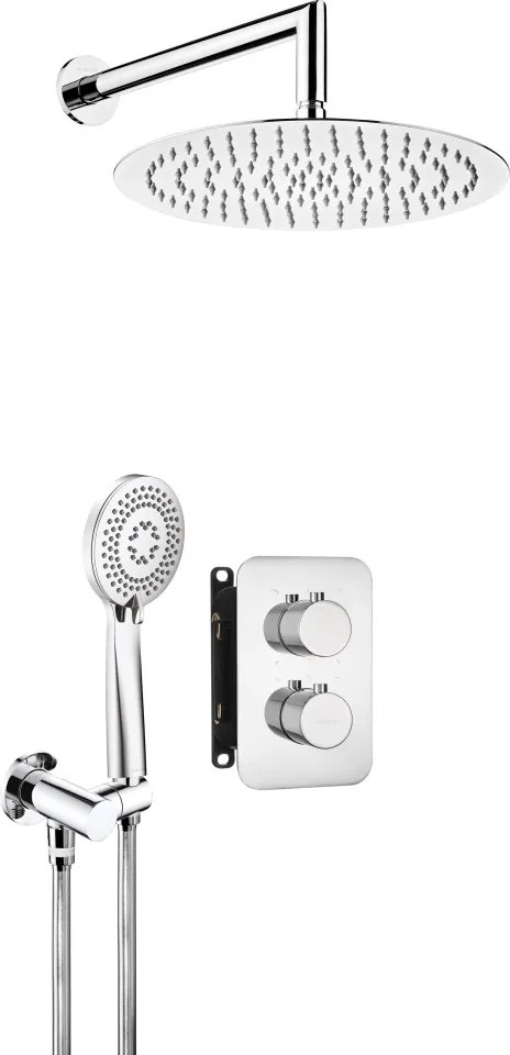 Therm Set de duș cu montare îngropată, cu BOX cu termostat BXYZ0EBT