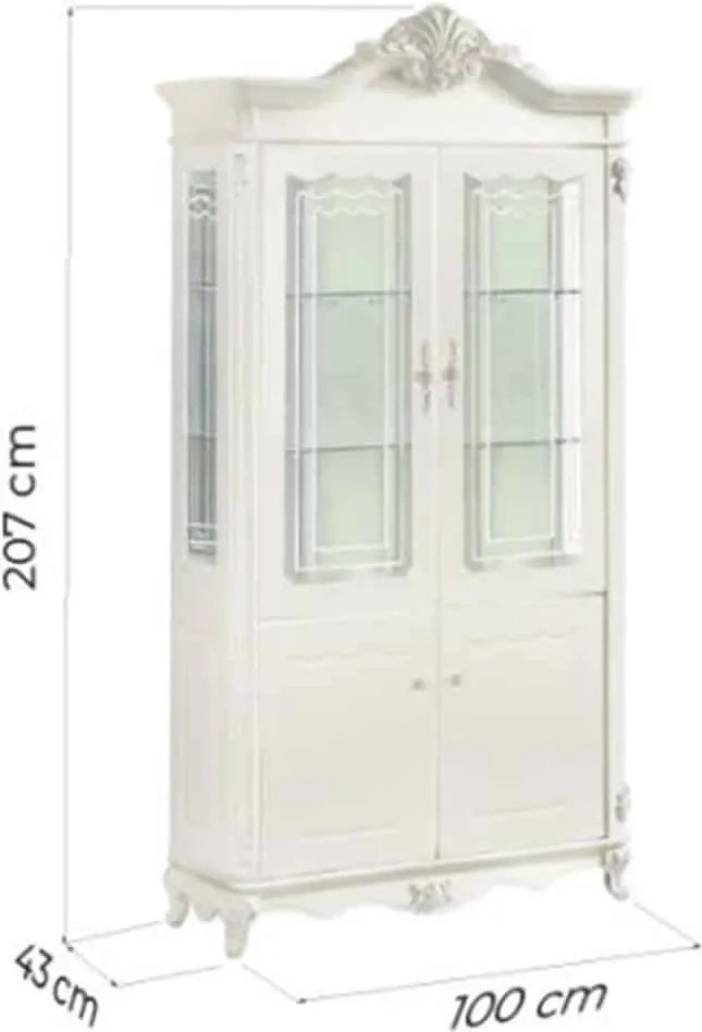 Set lemn masiv Living Paris 3 Piese Ecru - Dreapta