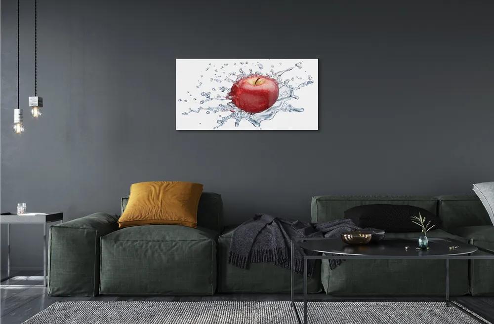 Tablouri acrilice măr roșu în apă