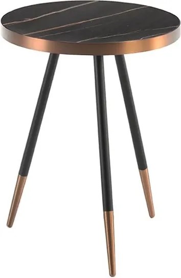 Masuta laterala eleganta design LUX Marble, 46cm