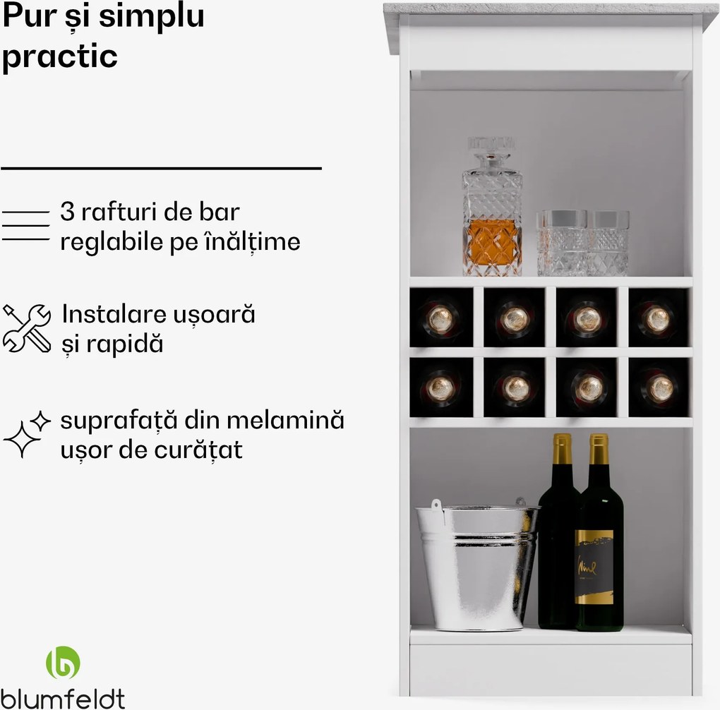 Blumfeldt Bellshill, masă de bar