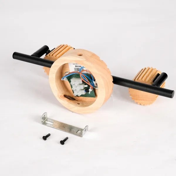 Brilagi - Spot HYGGE 2xE14/15W/230V lemn/fumuriu