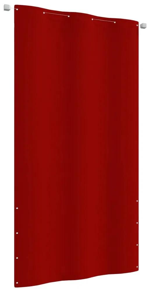 Paravan de balcon, rosu, 120 x 240 cm, tesatura oxford Rosu, 120 x 240 cm