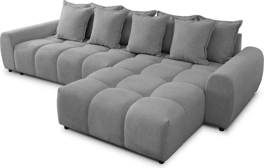 Colțar gri (cu colț pe partea dreaptă/cu șezlong) Albane – Ropez