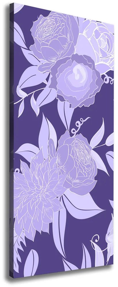 Print pe canvas Model floral