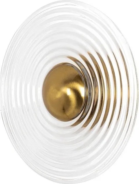 Aplica lumina ambientala LED Onda auriu