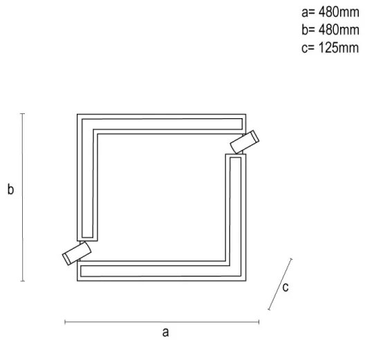 Plafonieră LED dimabilă LED/80W/230V 3000-6500K negru + telecomandă