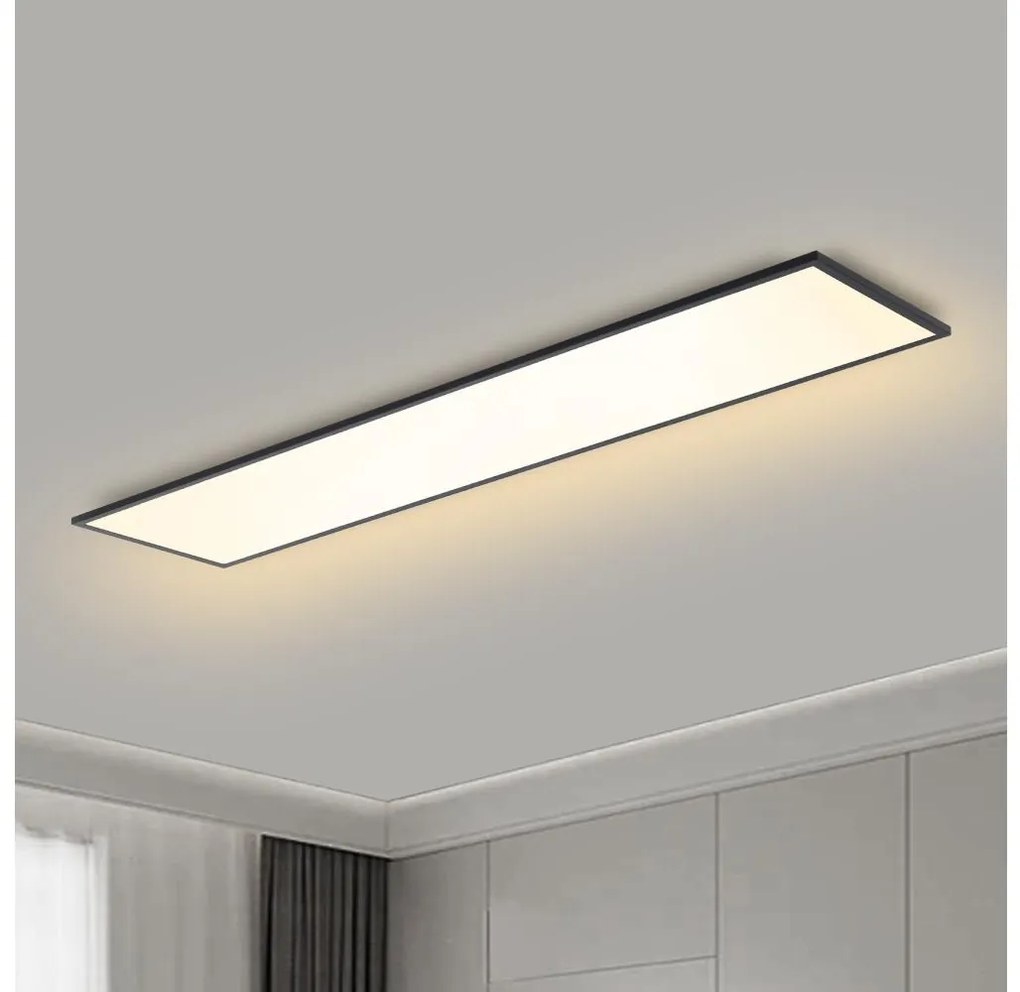 Plafonieră LED Brilagi SLIMFRAME LED/58W/230V 120x30 cm negru