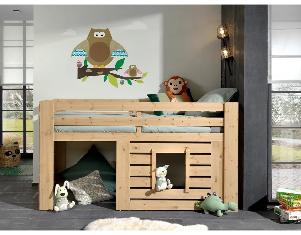 Pat pentru copii Vipack Oliver, 90 x 200 cm