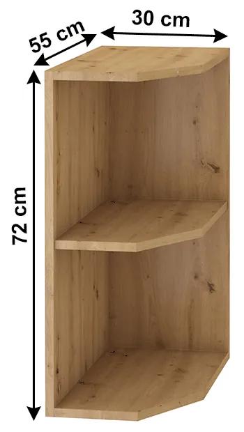 Zondo Raft inferior de bucătărie Meriel 30 D ZAK BB (Stejar artisan). 1034002