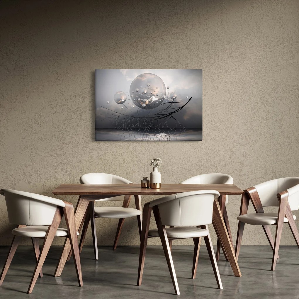 Tabloul bilelor abstracte (90x60 cm)