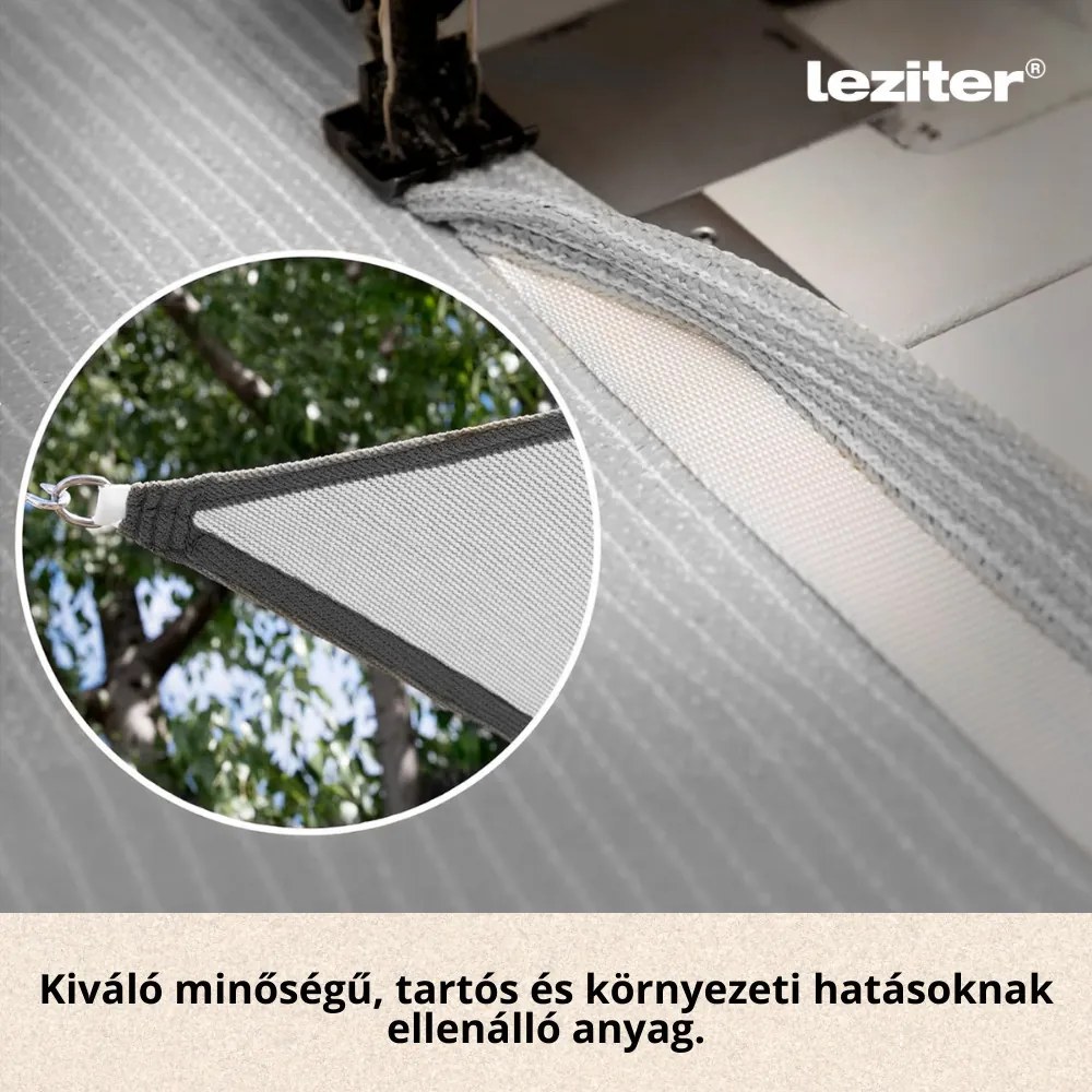 Rana soare naviga triunghiular 3x3x3 m gri