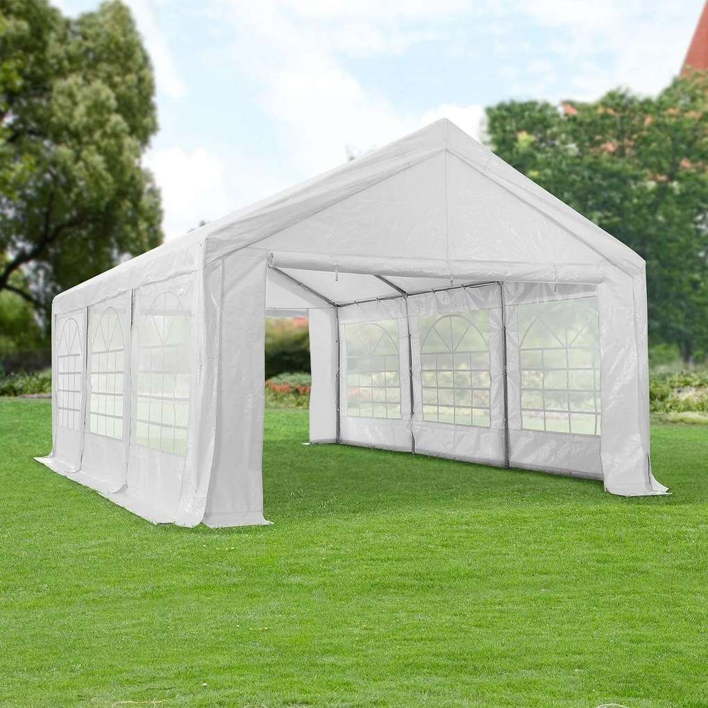 Jusky Cort petrecere Gala 4 x 6 m - alb
