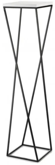 Suport de flori LOFT 100x24 cm negru/alb