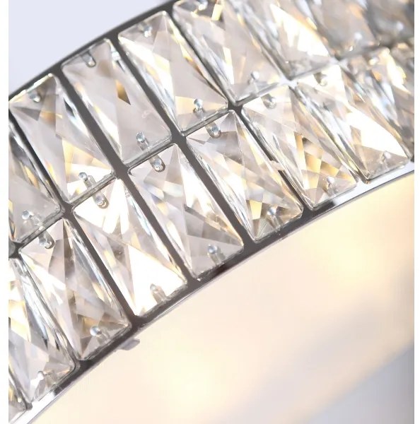 Plafonieră MAXLIGHT C0122 DIAMANTE 6xG9/42W/230V d. 46 cm crom