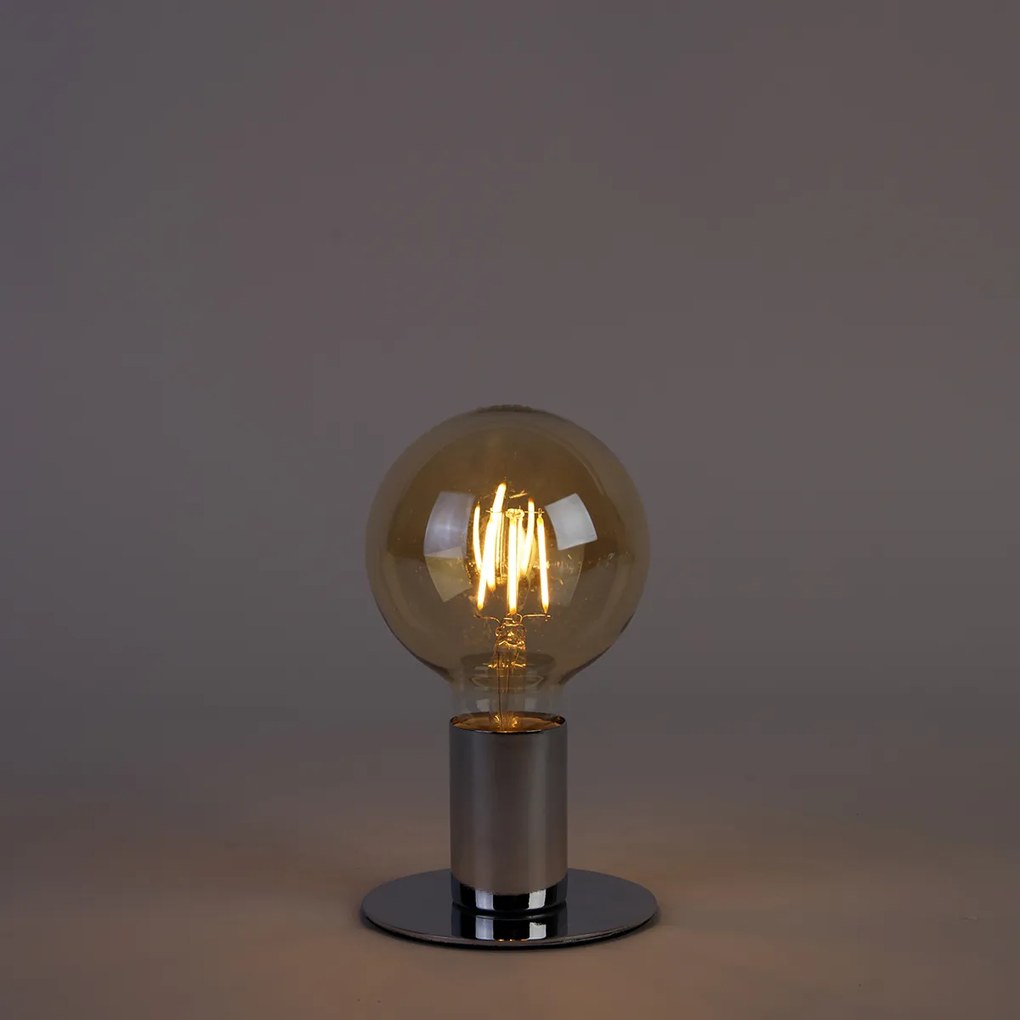 Set de 5 becuri LED reglabile cu 3 trepte E27 G95 Goldline 5W 530lm 2200K