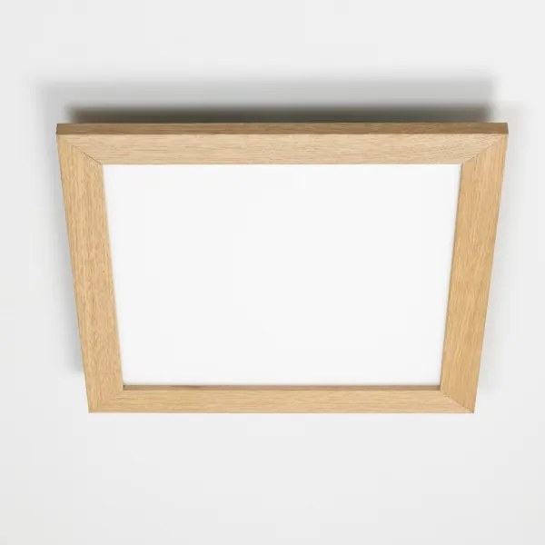 Brilagi - Corp de iluminat LED dimabil SLIMFRAME WOOD LED/36W/230V 49,5x49,5 cm + telecomandă