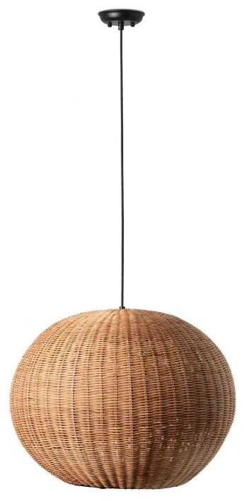 Lustra / Pendul suspendat design natural din ratan HAKA 53cm