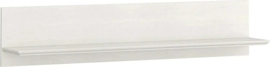Polita TIFFANY II, grej, PAL laminat, 130x22x27 cm