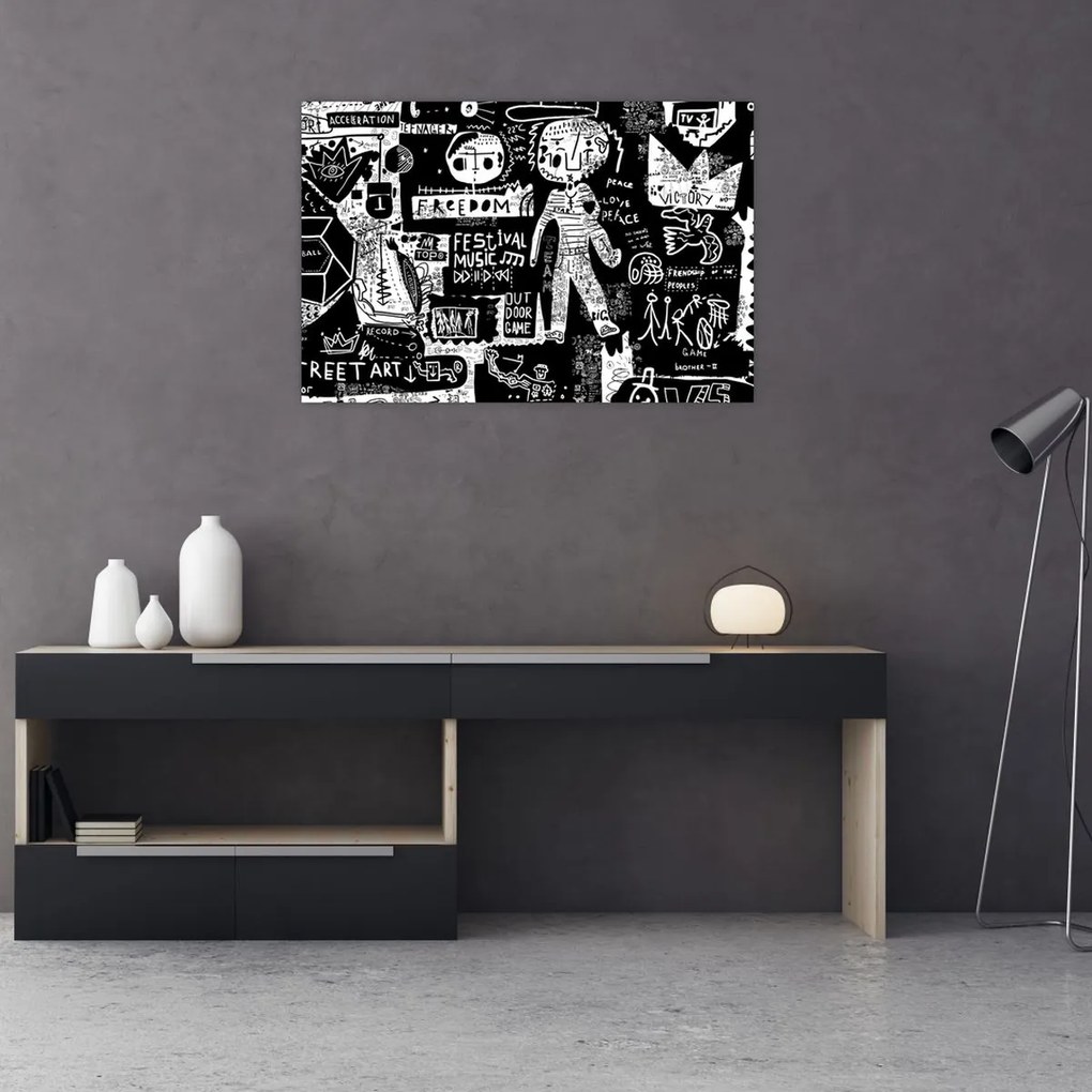 Tablou - Graffiti (90x60 cm)