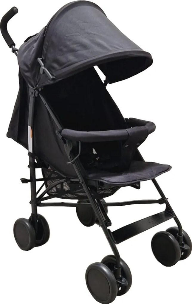 Carucior sport tip umbrela Baby Care™ PRO 818B, Spatar reglabil in 7 trepte, Pozitie somn, Amortizoare, Frana picior, Pliabil, Negru