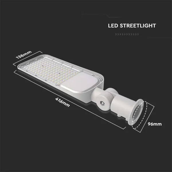 Lampă LED stradală SAMSUNG CHIP LED/30W/230V 6500K IP65 gri