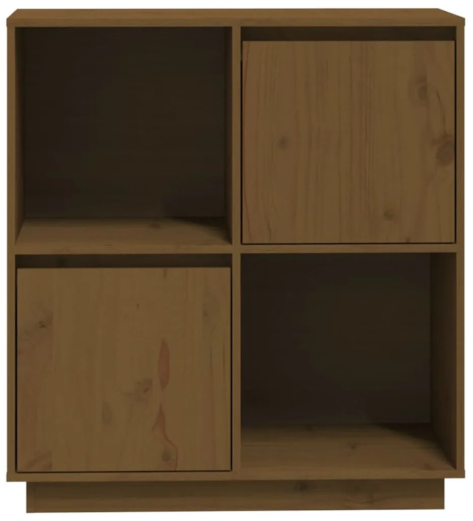 Servanta, maro miere, 74x35x80 cm, lemn masiv de pin 1, maro miere
