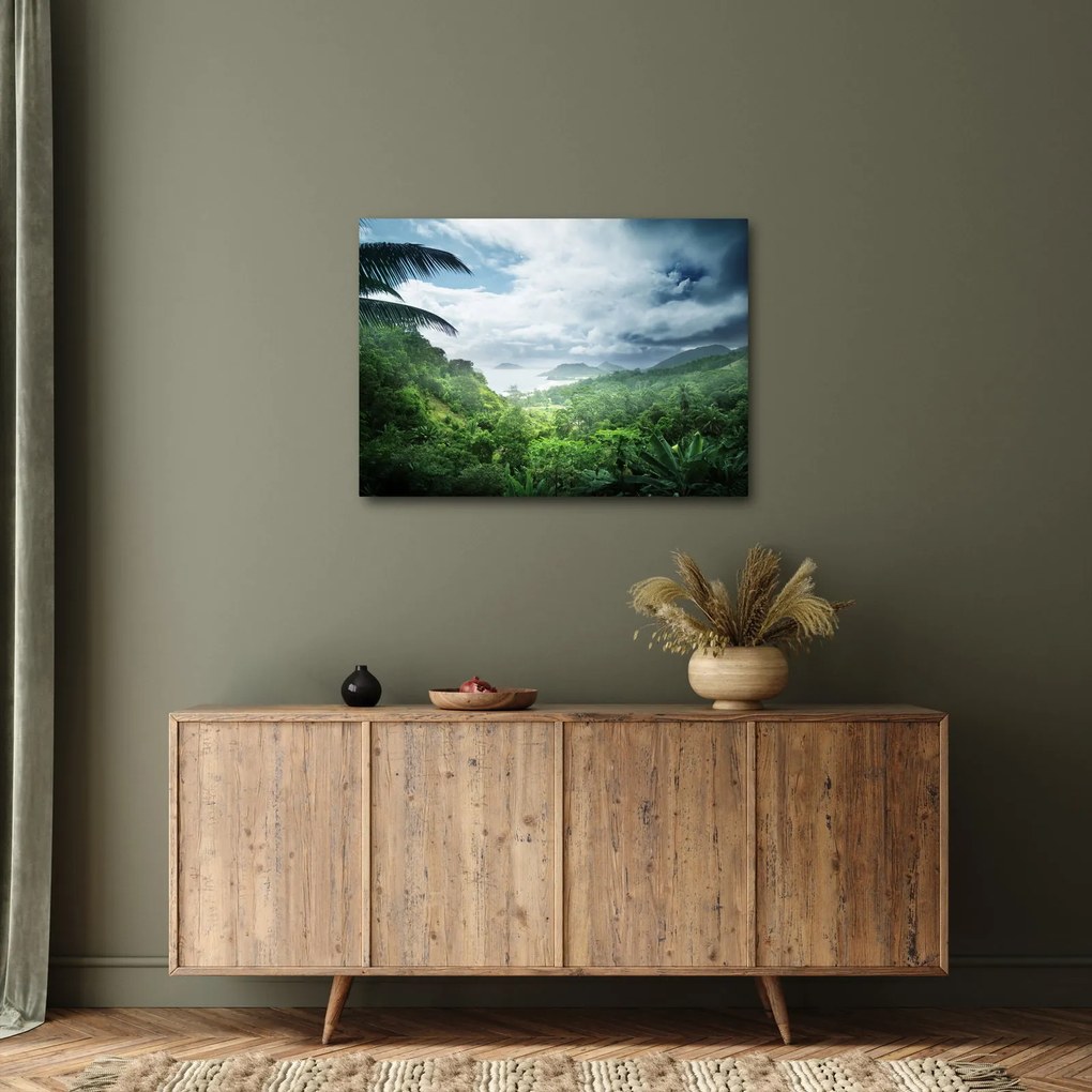 Tablou -Jungla din Seychelles (70x50 cm)
