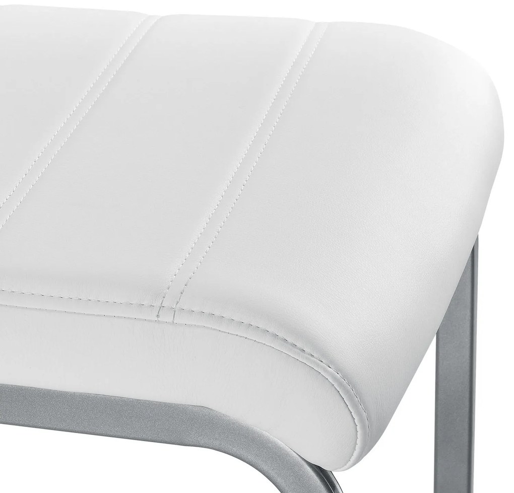 Juskys Set 2 scaune consola Vegas - alb