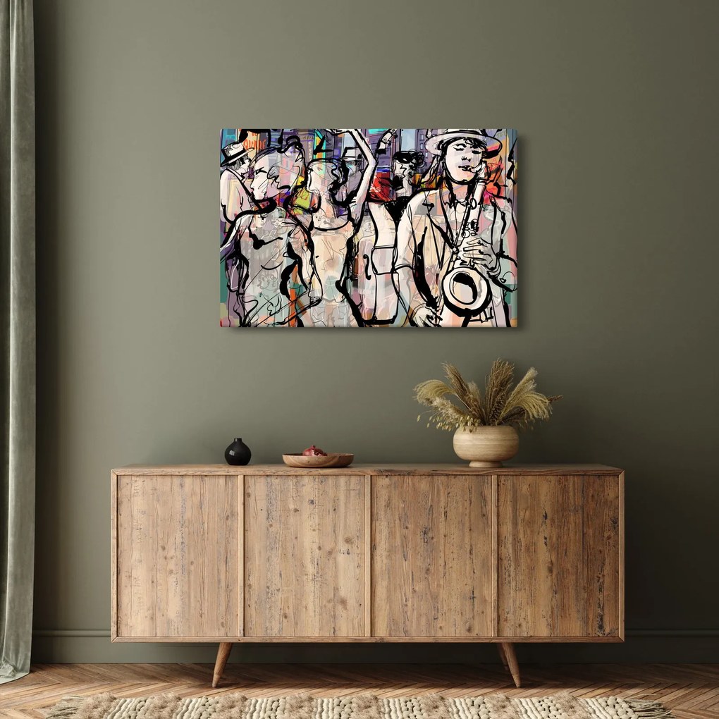 Tablou - Seara de jazz (90x60 cm)