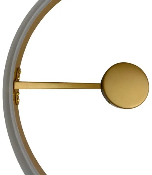 Lustră LED dimabilă aplicată LED/40W/230V 3000-6500K auriu + telecomandă