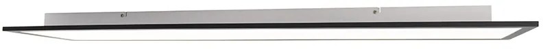 Plafoniera moderna neagra 120 cm cu LED dim to warm - Liv