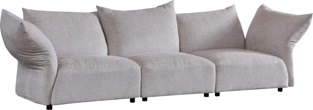 Canapea semirotunda dumonde cu șezut confortabil din spumă HR Vogue 460x131 cm