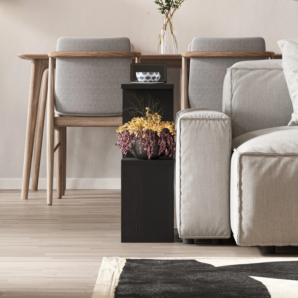 Măsuță laterală Homtulia (lemn Negru). Promo -8%. 1127436