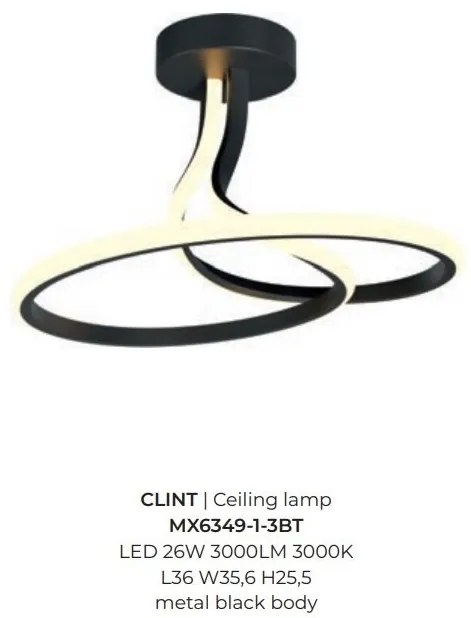 Lustra aplicata LED design modern CLINT
