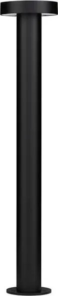 Stalp exterior IP65 LED 3000K GONG negru H-60cm