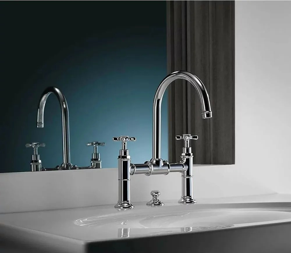 Baterie lavoar monocomanda Hansgrohe Axor Montreux 220 cu 2 elemente