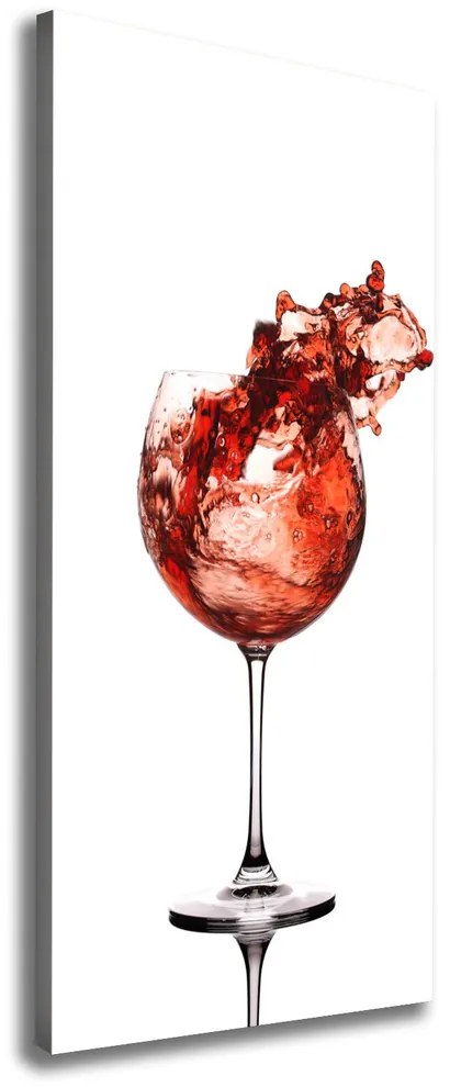 Tablouri tipărite pe pânză Un pahar de vin
