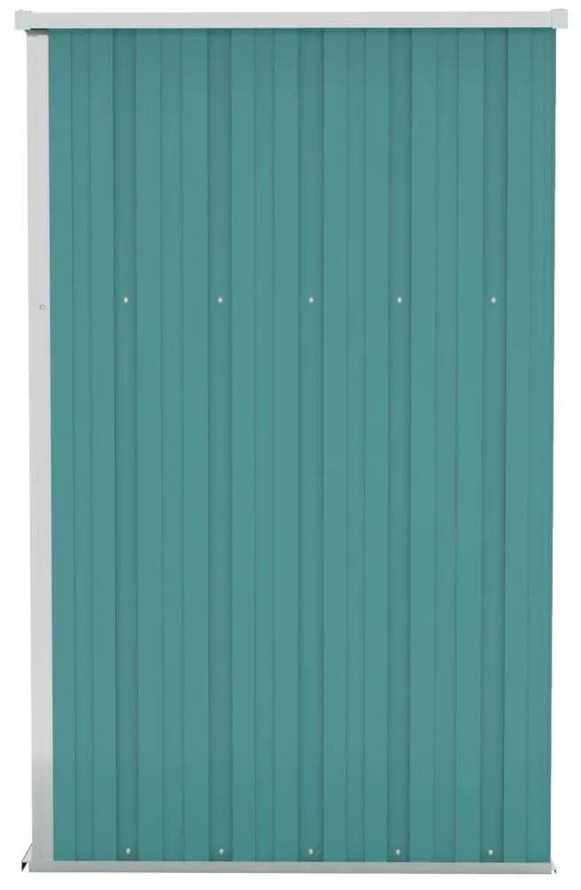Sopron gradina montaj perete verde 118x100x178 cm otel zincat Verde, 118 x 100 x 178 cm