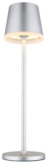 Corp de iluminat LED solar Globo 36637SM LED/0,06W/3V 3000K IP44 crom mat